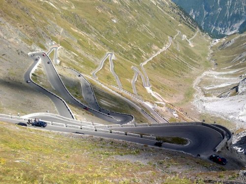 Salita dello Stelvio in bici da Trafoi