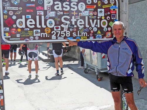 Salita dello Stelvio in bici da Trafoi